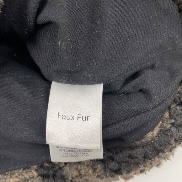 Veronica Beard Jeans Kylan Green Camo Sherpa Jacket Pullover Faux Fur Womens XS - Picture 8 of 10